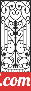 Decorative pattern screen door