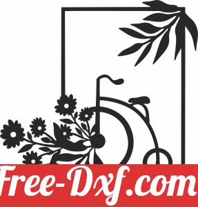 bike with flowers romantic decor
