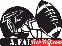 download Atlanta Falcons NFL helmet LOGO free ready for cut