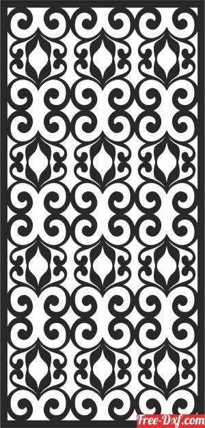 download Screen   Door   Pattern Decorative free ready for cut