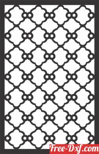download decorative screen panel door free ready for cut
