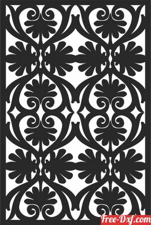 download door SCREEN   DECORATIVE   pattern free ready for cut