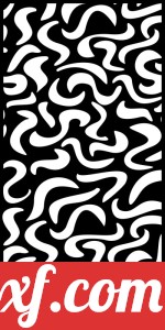 decorative panel wall separator door pattern