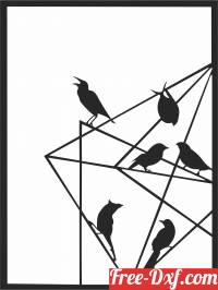 download birds tableau clipart free ready for cut
