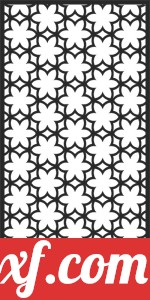 decorative panel wall separator door pattern