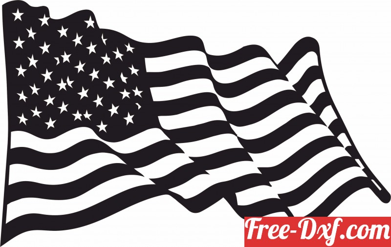 Flag Swoosh SVG file - SVG cut files.com