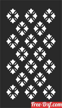 download pattern  screen  DECORATIVE wall free ready for cut