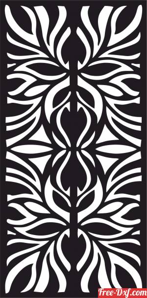download decorative door panel screen wall pattern free ready for cut