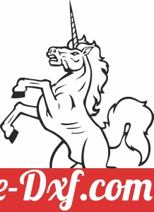 Standing Unicorn horse