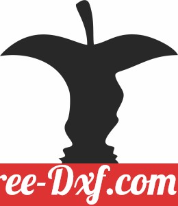 Couple with apple wall decor