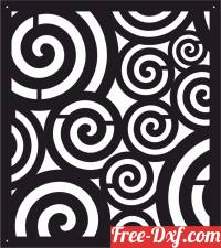 download decorative panel wall screen pattern clipart free ready for cut