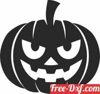 download Halloween pumpkin free ready for cut