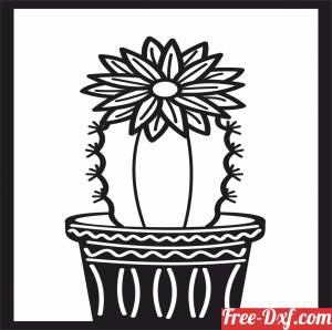 download cactus Succulents Plant pot free ready for cut