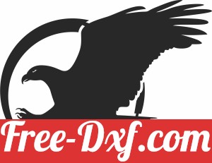 eagle flying wall art