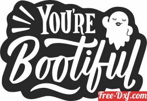 download you are bootiful halloween clipart free ready for cut