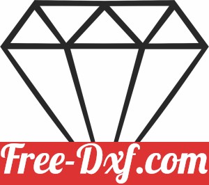 Geometric Polygon diamond