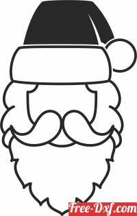download Christmas Santa Claus clipart free ready for cut