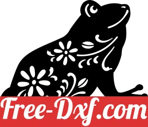 Flower frog art