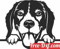 download beagle dog clipart free ready for cut