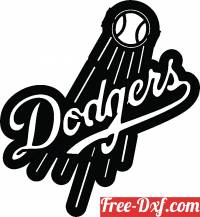 download Los Angeles Dodgers Logo Vector free ready for cut