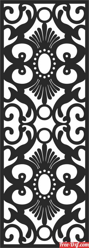 download pattern  DOOR  screen   Decorative free ready for cut