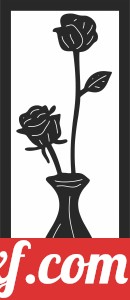 Rose flowers in vase decor