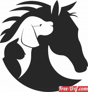 download horse cat dog clipart free ready for cut