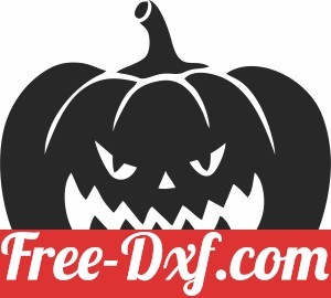 Halloween scary pumpkin