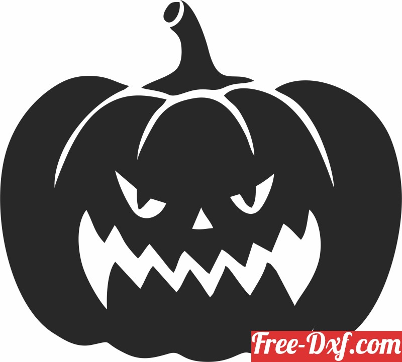 Download Halloween scary pumpkin tz956 High quality free Dxf file