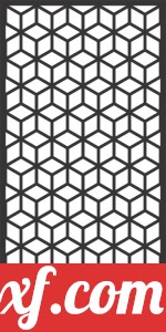 decorative panel wall separator door pattern