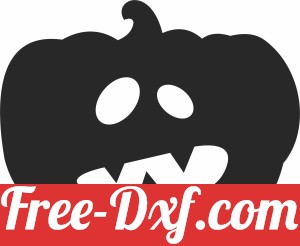Halloween pampking Silhouette decoration