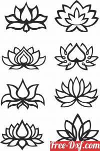 download flowers Decoration clipart free ready for cut