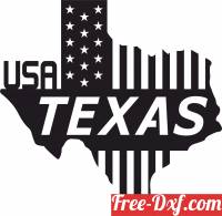 download Texas wall sign states usa flag free ready for cut