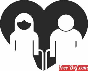 download grandparents heart silhouette free ready for cut