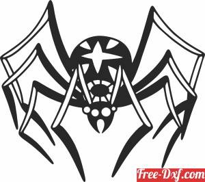 download Spider wall decor free ready for cut