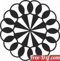 download Pinwheel wall decor free ready for cut