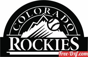 download Colorado Rockies logo mlb baseball team free ready for cut