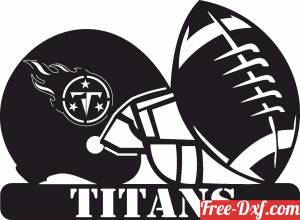 download Tennessee Titans NFL helmet LOGO free ready for cut