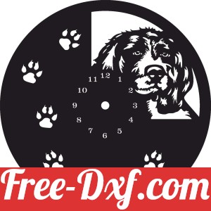 Wall Dog Clock