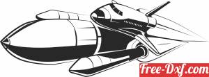 download Space shuttle clipart free ready for cut