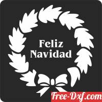 download Feliz Navidad sign free ready for cut