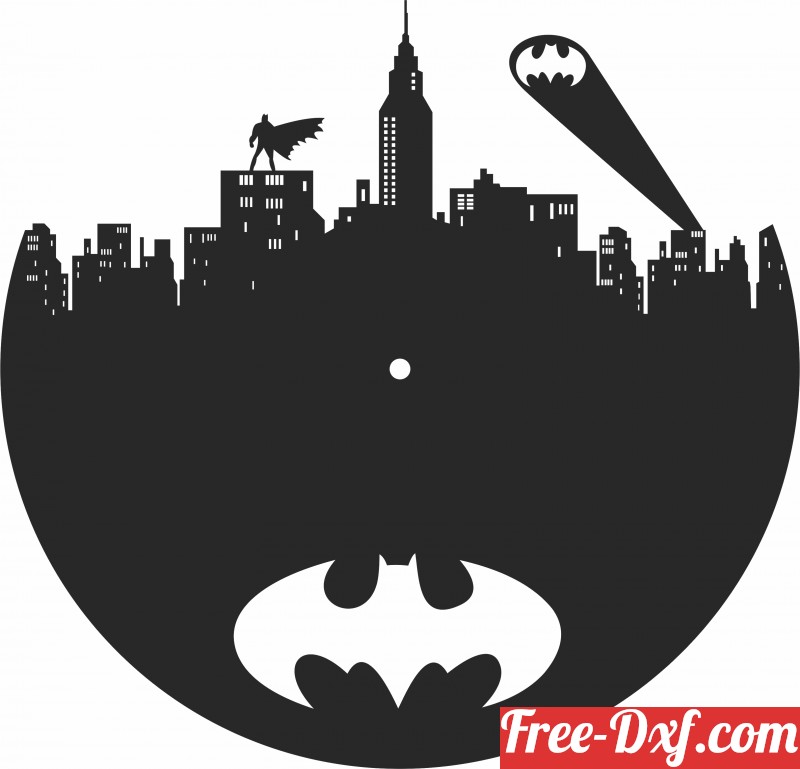 Download batman Wall Clock svg vOZEr High quality free