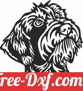Dog face cliparts