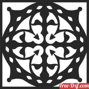 download wall decorative pattern free ready for cut