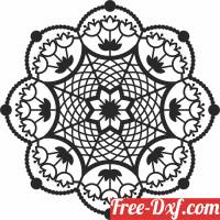 download Mandala wall decor free ready for cut