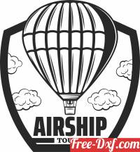 download Airship clipart free ready for cut