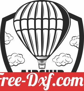 Airship clipart
