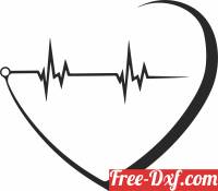 download Heart beats cliparts free ready for cut
