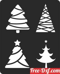 download Christmas Trees free ready for cut