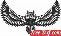 download Owl wall decor free ready for cut